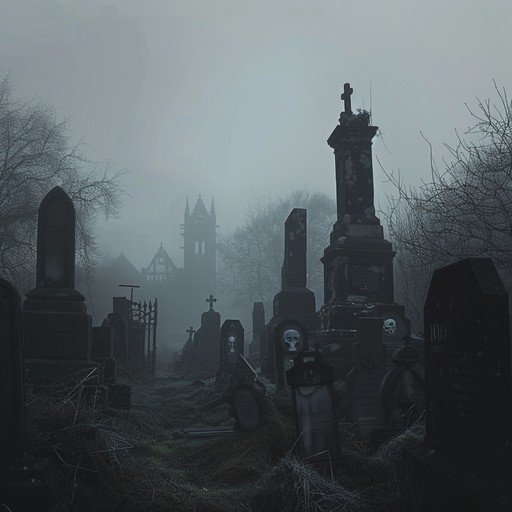 Echoing in the heart of an ancient, desolate cathedral, this instrumental track is designed to evoke the feeling of an endless, menacing night. Gloomy synths and brooding basslines weave together, creating an atmosphere of eerie anticipation and lurking dread. Periodic, haunting chimes add a ghostly texture to the piece, while reverb drenched guitars build an ethereal, sinister vibe that keeps listeners on the edge. Each cinematic layer accentuates the dark tension, unraveling a gothic tale of whispers and shadows