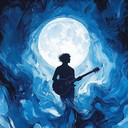 dreamy blues instrumentals echoing through surreal nocturnal landscapes