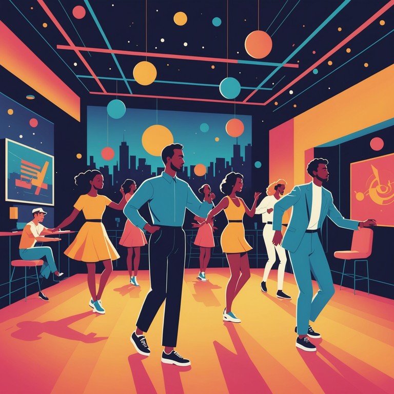 Ideal for capturing the essence of energetic nightlife or invigorating dance routines, this track radiates with the charm of electric guitar riffs tailored for those who cherish the spirited dance hall memories.