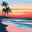 a soothing bossa nova piece evoking serene coastal landscapes.