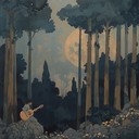 medieval tones create calming evening woodland ambiance