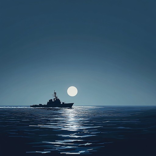 A serene and tender instrumental piece inspired by the calm nights aboard a russian navy ship, this composition evokes a sense of nostalgia, pride, and tranquility. Gentle acoustic melodies intertwine with maritime inspired tones to create a soothing and reflective atmosphere, invoking images of moonlit oceans and the quiet resilience of sailors.