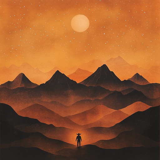 Experience an otherworldly instrumental that fuses the timeless sounds of the american frontier with ethereal ambient textures. Haunting lap steel guitar melodies drift across sonic landscapes, evoking images of sun bleached deserts and endless horizons. This piece invites listeners into a dreamlike state, where echoes of the wild west mingle with the mysteries of the subconscious.