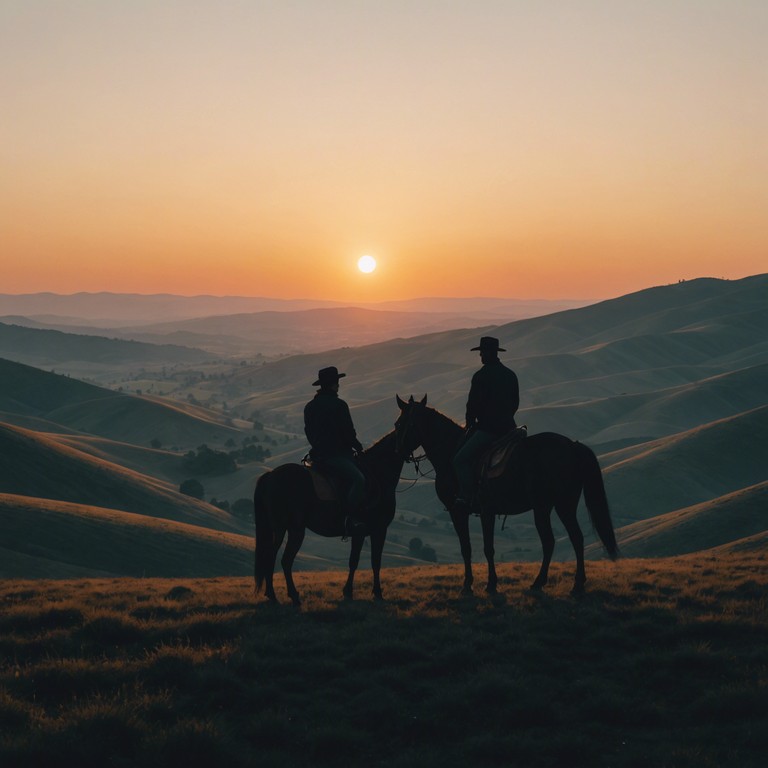 Imagine riding horseback under a clear blue sky, with nothing but freedom and possibilities ahead. This track encapsulates the feeling of beginning an exciting journey with a heart full of dreams and eyes on distant horizons.