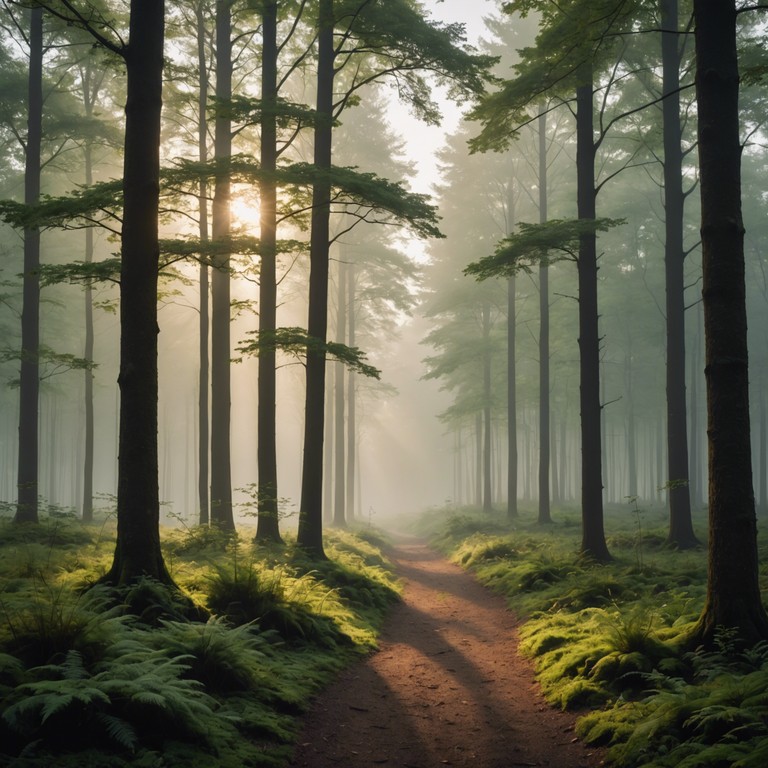 Delve deeper into the acoustic reflections of a forest as morning light filters through leaves, with a composition designed to enhance concentration and relaxation.