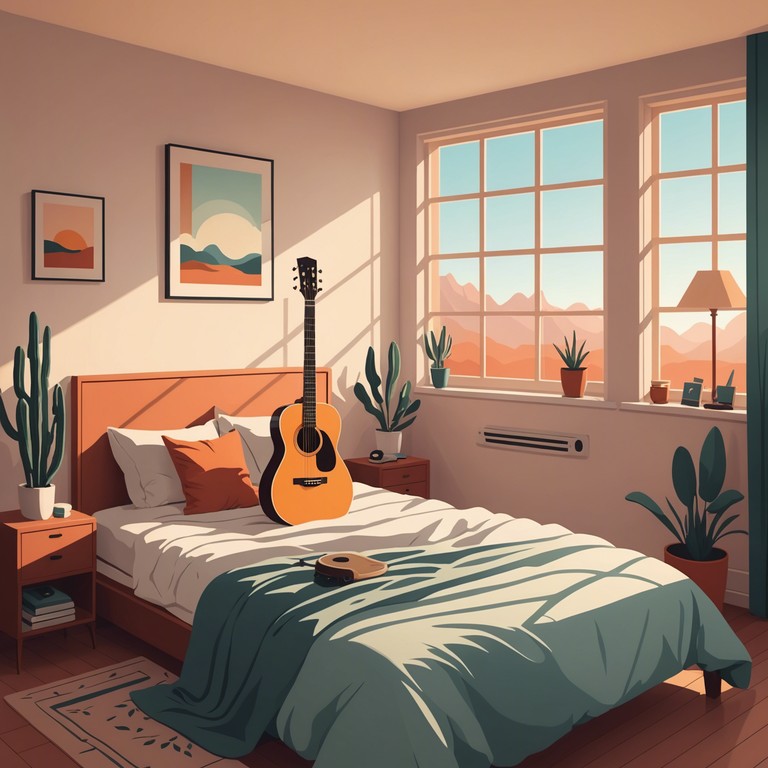 A gentle, uplifting track that emulates the warmth of a sunlit room on a lazy morning, ideal for deep relaxation or quiet contemplation. Features soft, melodious lines that evoke a sense of peace and happiness. Perfect for starting the day with positivity or winding down with a smile.