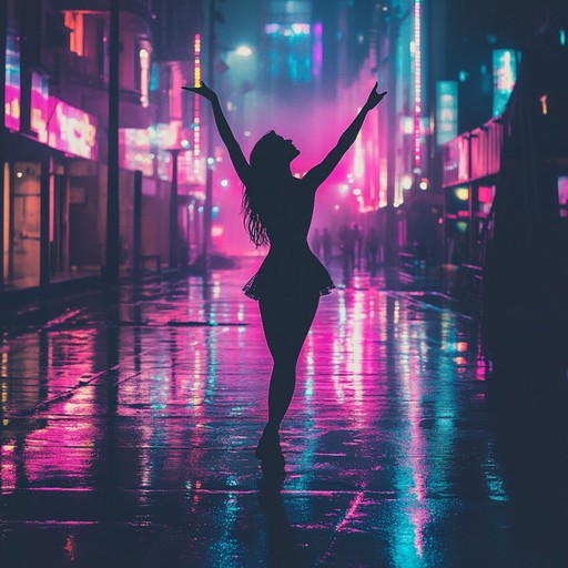 An instrumental track combining relaxed disco rhythms and funky melodies, perfect for cruising through neon lit avenues with a laid back atmosphere