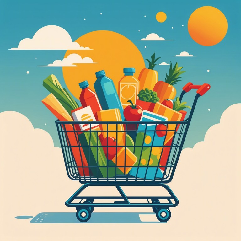 A cheerful and whimsical piece perfect for accompanying a sunny day's errands at local stores. The music evokes the simplicity and joy of a morning grocery run, using playful rhythms and light melodies to enhance a mundane experience.