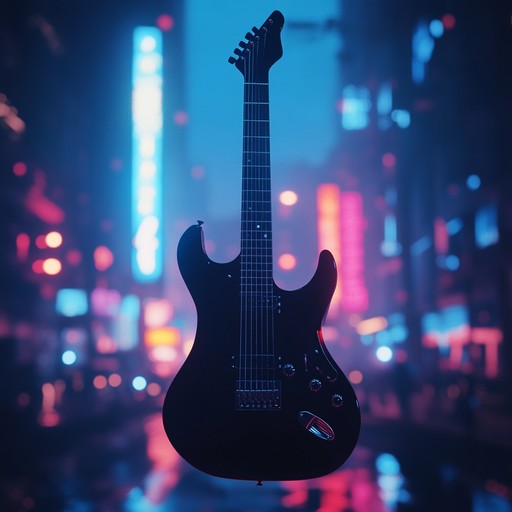 An energetic instrumental rock piece illustrating the heartbeat of a city at night, with driving rhythms and soaring guitar melodies.