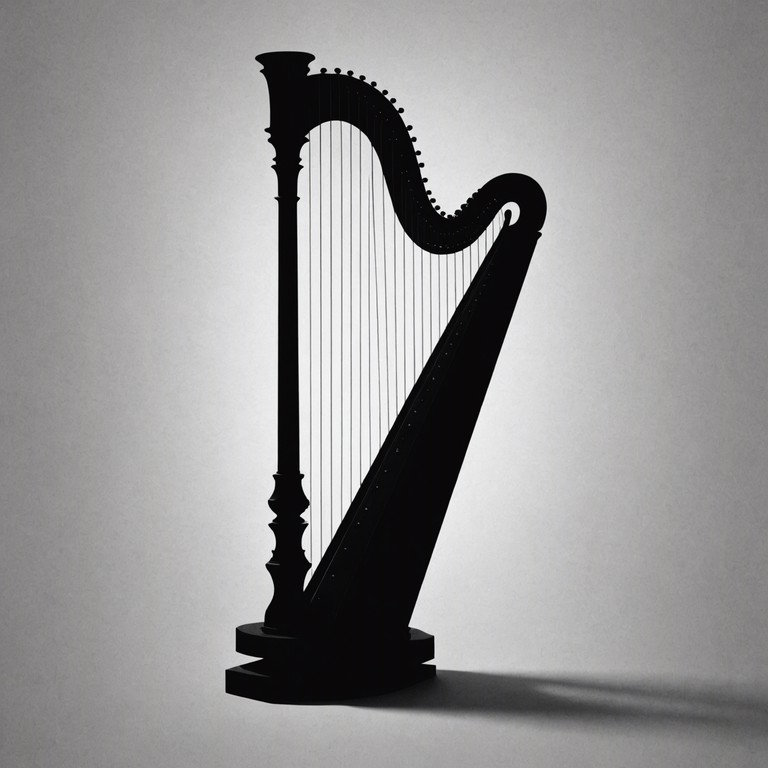 Crafted to be an immersive experience, this composition uses the harp's natural reverberative qualities to create layers of sound that mimic the experience of echoing whispers in a vast, dark space.