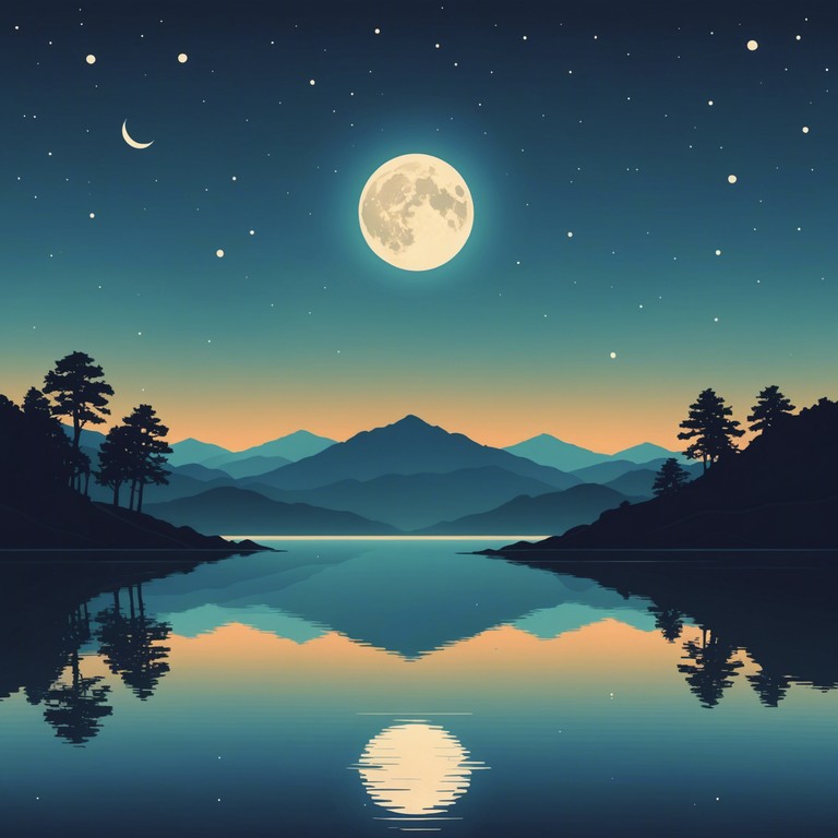 A dreamy composition that evokes the tranquility and the mysterious allure of a clear, star filled night. Soft electronic tones blend with ambient sweeps to craft an alluring and deeply relaxing auditory journey.