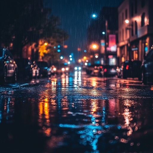 In this track, the ethereal sounds of a synthesizer blend with the slow, deliberate rhythms of trap to convey a sense of isolation and introspection on a rainy city night. The minimalist approach allows each note to resonate with the feelings of solitude amidst an urban backdrop.