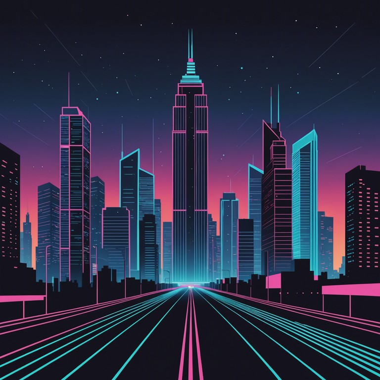 This track encapsulates the vibe of a neon lit urban environment where high energy beats fuel a nocturnal adventure. Strong, assertive synth leads and a pulsing bassline drive the melody, evoking images of glittering city skylines and bustling nightlife.