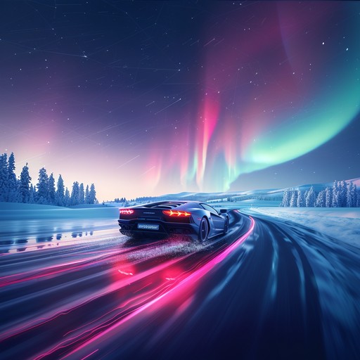 Imagine racing under auroras, energized by rapid beats, melding finnish tradition and modern vibes in this epic journey.