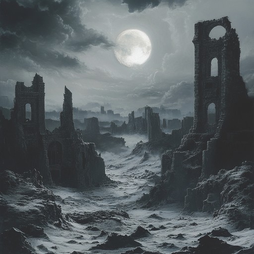 This instrumental ballad tells a mysterious tale under the moon's gaze, combining the subtle, plucked strings of an acoustic guitar with ethereal synth atmospheres. Each note feels like a step into an ancient forest or abandoned castle where secrets linger in the shadows. Haunting melodies and whispering winds of sound create an enigmatic and timeless experience. The ambient layers transport listeners into a dreamlike state of otherworldly beauty and mystery.