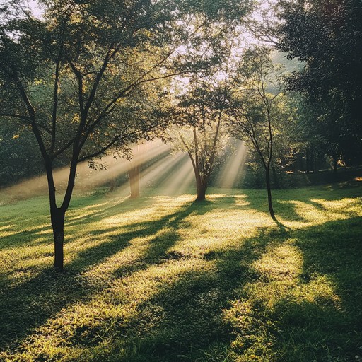 A gentle and serene musical piece perfect for relaxing on a sunny meadow. The music features calming acoustic guitar melodies, evoking a sense of peace and tranquility. The soft dynamics provide a soothing background, making it ideal for meditative practices, reflection, or a calming atmosphere. This instrumental is inspired by the feelings of warmth and calm that accompany a leisurely summertime. Allow the delicate strings to guide you to a place of inner peace and contentment.