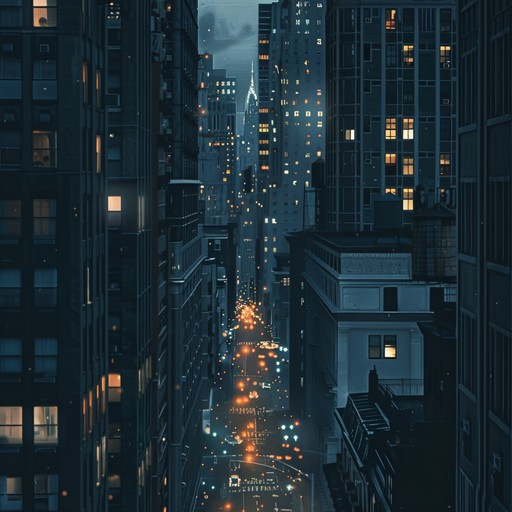 Imagine the bustling urban streets under the glow of neon lights, captured in an instrumental that uses modern electronic elements and subtle percussion to evoke the feel of the city at night