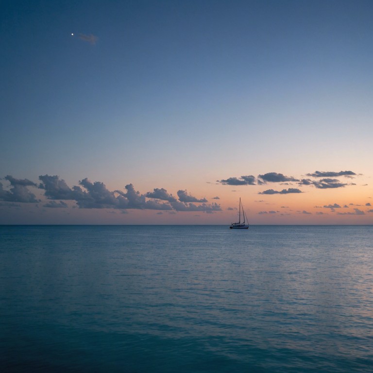 A serene musical journey capturing the essence of the caribbean landscape at twilight, the song provides a soundtrack for personal reflection or a calm evening. It invites listeners to slow down and find peace in the rhythms of island life.