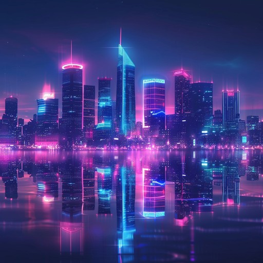 An instrumental track with intense, rhythmic beats and futuristic sounds, embodying the neon lit streets of a cyberpunk cityscape. Emotional and passionate, it captures the pulse of a bustling metropolis with dynamic layers of synths and fleeting guitar riffs carrying the listener through a vivid soundscape