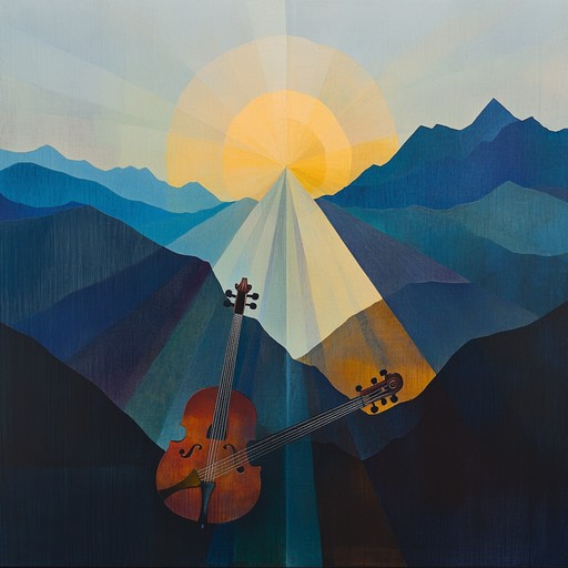 An instrumental bluegrass piece featuring rapid banjo picking and lively fiddle, capturing the bold spirit of mountain music