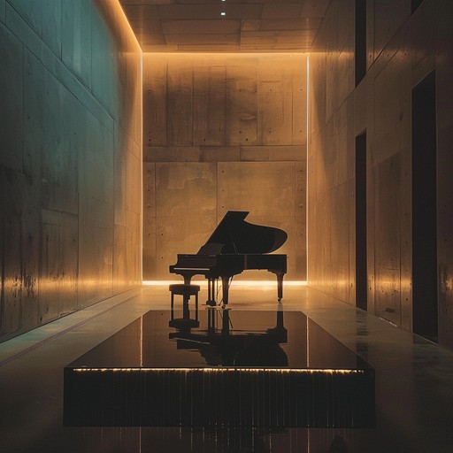 This musical piece presents a slender piano tune, embedding a sense of melancholy and subtle hopefulness within a minimalist framework. The delicate notes reverberate softly, creating an intimate atmosphere perfect for introspective evenings.