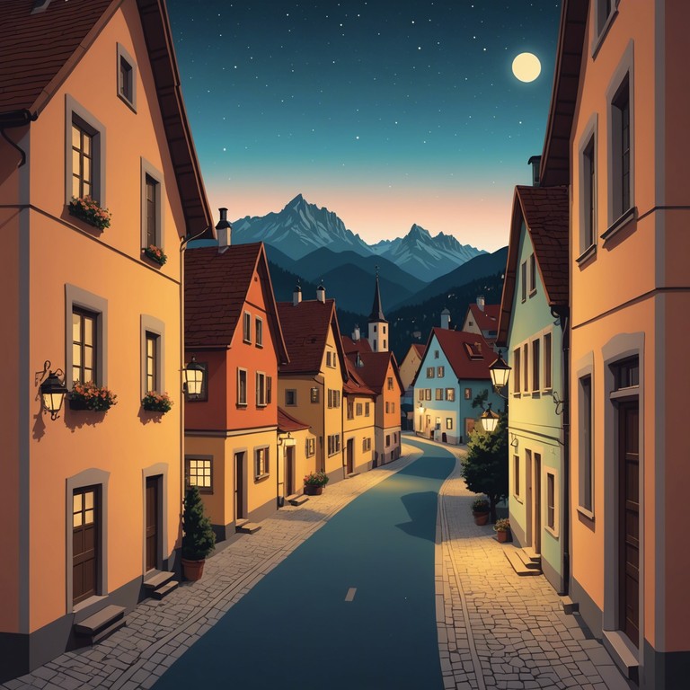 Moonlit german dreamscape captures the essence of a mystical journey through germany’s moonlit landscapes, with a focus on melodic depth and emotional resonance, blending traditional schlager elements with an ethereal atmosphere that feels both intimate and expansive.