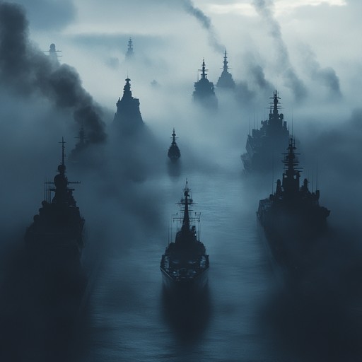 Picture the russian navy ghost ships sailing through dense fog, the eerie chants echoing through the spectral waters, making the hairs on the back of your neck stand up.