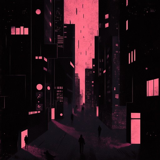 In this track, the soundscape captures a mysterious and slightly unsettling mood through ethereal whispers intertwined with hard hitting, rhythmic techno beats. The setting is a futuristic urban night, where echoes of a forgotten conversation play over the relentless energy of neon lit streets.