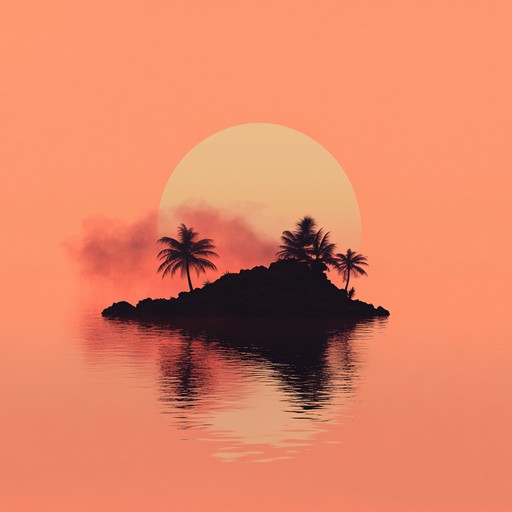 A mysterious track blending tropical vibes with ghostly echoes, featuring eerie melodies, subtle percussion, and ambient field recordings of distant waves and whispers, creating a haunting yet soothing experience