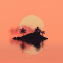 echoes of souls haunt a tropical island sunset