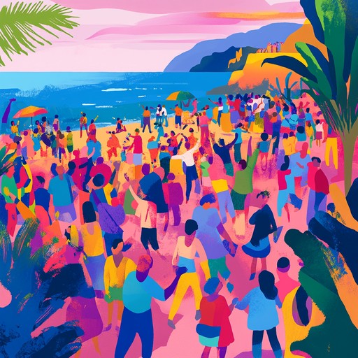 An energetic capriccio that combines vibrant summer elements with rhythmic complexity, evoking images of colorful festivals and beach parties. This instrumental piece features intricate melodies and percussive patterns that create a festive and dynamic atmosphere.