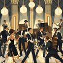 energetic big band number reminiscent of the roaring twenties