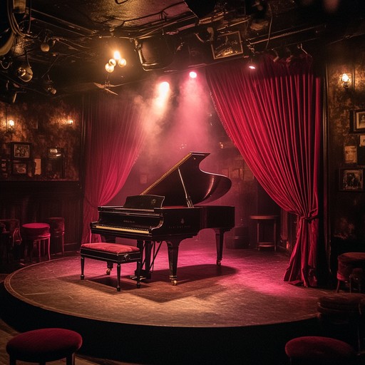 An elegant instrumental piece that captures the timeless allure of a vintage cabaret. The music weaves through smoky lounges and dimly lit stages, bringing to life the charm, mystery, and sophistication of a bygone era. Gentle melodies dance over rich harmonies, evoking images of velvet curtains, glimmering chandeliers, and poised performers. This track transports the listener to an intimate setting where every note whispers secrets of elegance and intrigue.