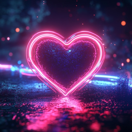 A deeply engaging dancepop piece, with shimmering synths and captivating beats, portraying the feeling of emotional detachment and a longing for connection under a cascade of neon reflections