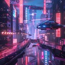 synthwave driven by futuristic retro beats and melodies