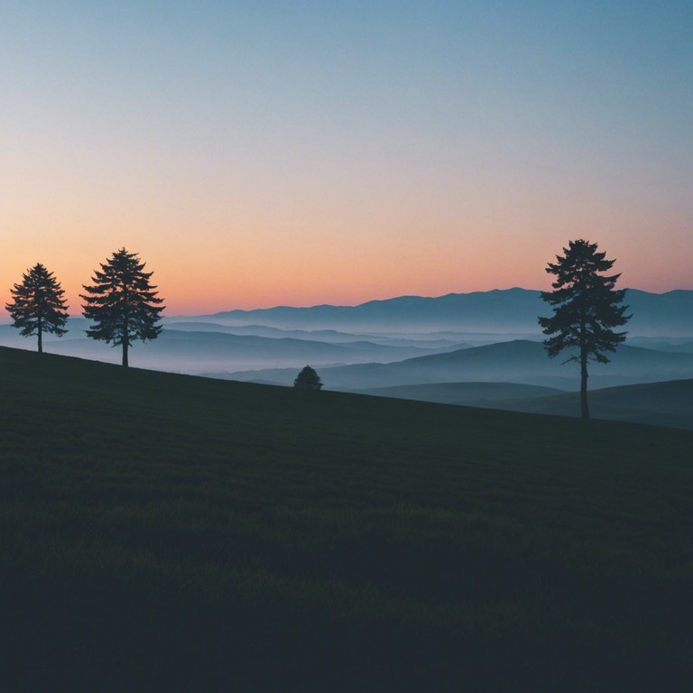 A solitary piano composition that captures the essence of quiet introspection and the subtle play of light as evening turns to dusk. The melody is contemplative, echoing through the silence with a melancholy yet beautiful tone, inviting listeners into a space of serene reflection.