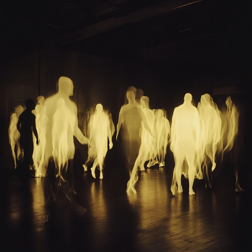 Ethereal synths entwined with eerie bass and rhythmic percussions create an eerie yet groovy dance track that invokes the supernatural
