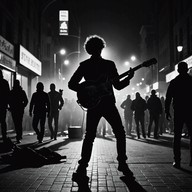 amplified urban rebellion anthem.