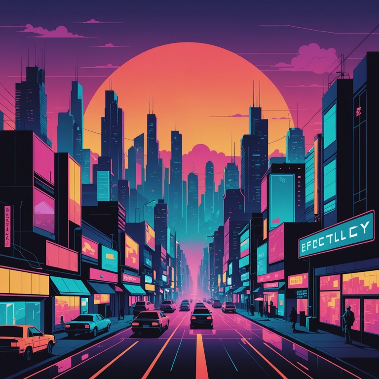 An introspective journey through a futuristic city, where each synth wave illuminates stories untold. Perfect for a reflective evening or a serene walk through virtual streets.