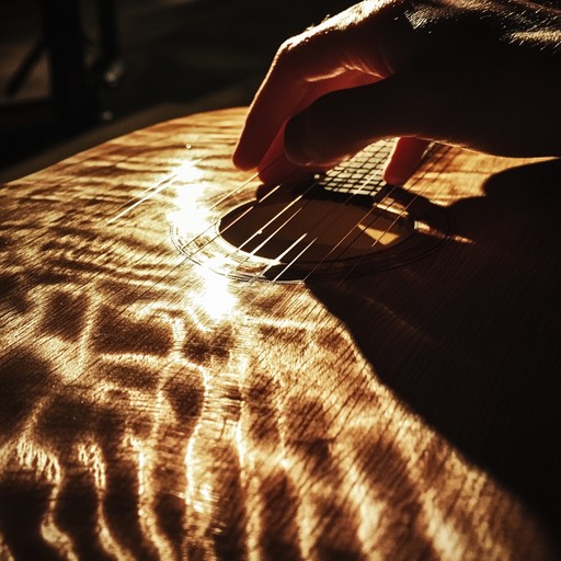 A deeper exploration into the realm of acoustic folk, using the guitar to conjure images of ancient roads traveled by long forgotten peoples, their stories told through the reverberations of strings against wood, offering a profound sense of nostalgia and historical intrigue.