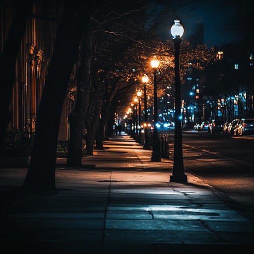 A mellow, melancholic instrumental ballad that paints the solitude of a city at midnight, where empty streets echo with the memories of the day, and flickering streetlights cast long shadows. The melody weaves soft piano and subtle strings to evoke feelings of introspection and longing.