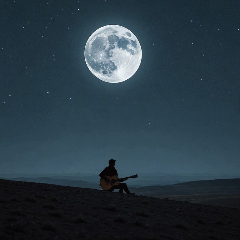 This track features deep, soulful guitar melodies that explore themes of loneliness and reflection under a midnight sky. The blues rock influence is interlaced with a raw, emotional delivery that mirrors the introspective nature of the composition, offering a sonic journey through the quieter, more contemplative moments of human experience.