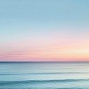 relaxing outdoor scenes, twilight beach walk under pastel skies