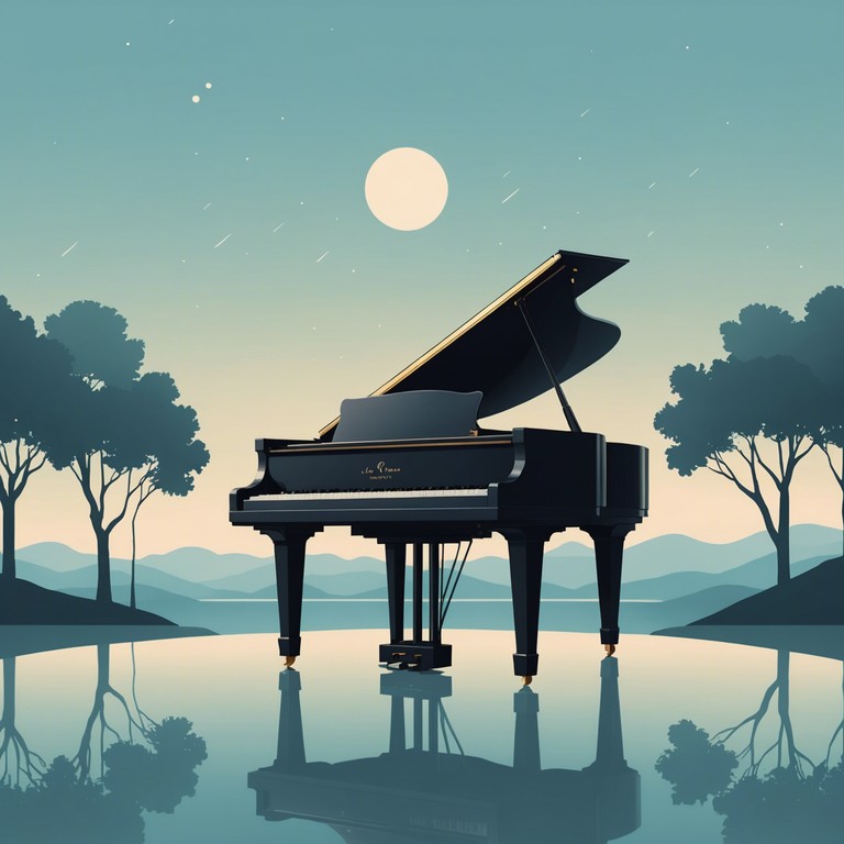 A peaceful journey carried by a soft piano melody in an otherwise silent space, perfect for moments of reflection or as a gentle background during meditation.