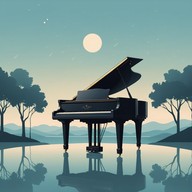 soft piano guides through calmness