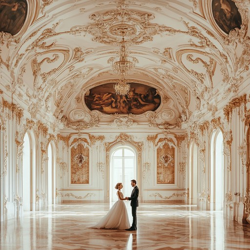 An exquisite composition featuring sweeping strings and grand piano, conjuring images of royal ballrooms and timeless love affairs. Lush orchestration bathes the listener in a majestic aura of romance, perfect for heartfelt moments