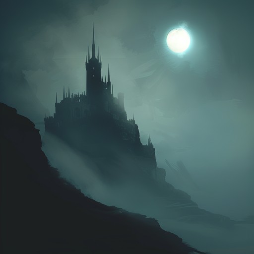 A captivating instrumental piece featuring haunting melodies that unfold under moonlit skies, creating a sense of eerie beauty and dark melancholy. Atmospheric synthesizers weave through the piece, accompanied by deep, resonant basslines. The track transitions between minor key melodies and ghostly soundscapes, invoking images of gothic castles and shadowy forests.