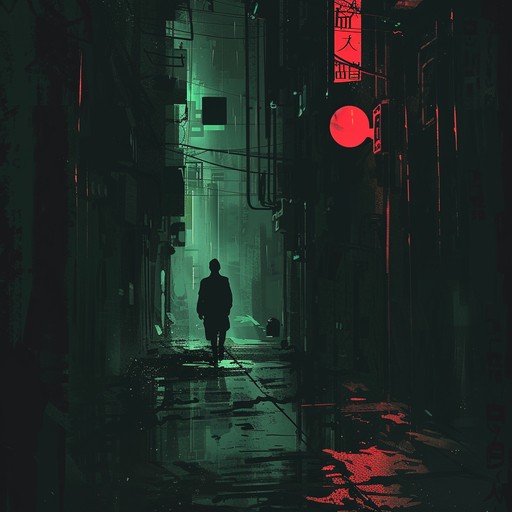 Immerse in the shadowy alleys of an urban landscape with thumping bass and eerie synths creating a gripping sense of suspense and anticipation. Evocative layers build tension, leading to unexpected crescendos that keep listeners on edge.