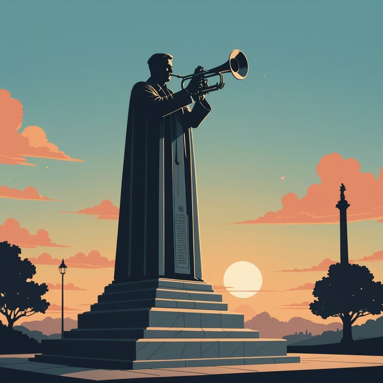 Crafted to evoke deep emotions of respect and pride, this alternative title highlights the quiet strength and valor of those who gave their lives, portrayed through the soul stirring sounds of a solo trumpet.