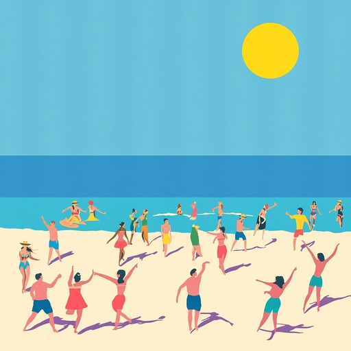 This track features lively and infectious dance beats to capture the essence of a joyful summer beach party. With playful melodies and vibrant rhythms, it encourages movement and creates a carefree atmosphere perfect for celebration.